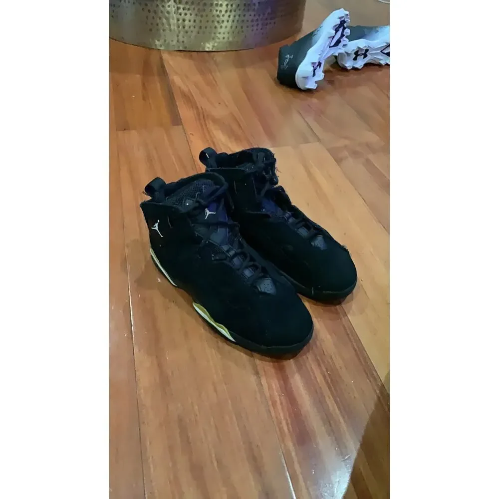 Jordan Kids Air Jordan 7 High-Top Sneakers 2Y Black Yellow